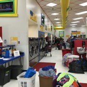 Wednesday April 6 2016 Free Laundry event at Laundromania in Davenport, Iowa