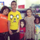 Children at the Wednesday July 6th free laundry event by Laundry Love QC at Laundromania Davenport, Iowa