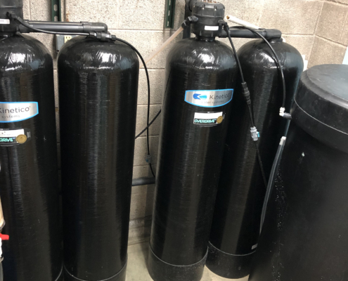 New Water Softeners at Laundromania in Coralville, Iowa